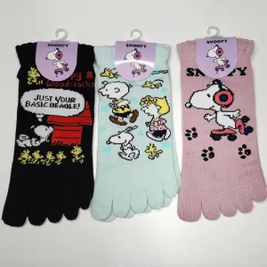 5 Toe Socks - Snoopy