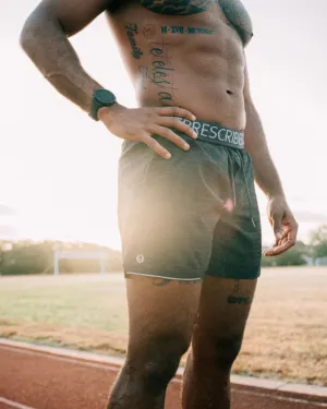 7" The Endurance Men's Training Short -  Heather Black (Linerless)