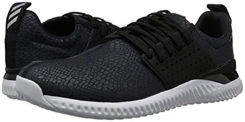 adidas Men's Adicross Bounce Golf Shoe, Black/White, 10.5 M US