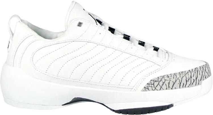 Air Jordan 19 OG Low White Cement sneakers, white
