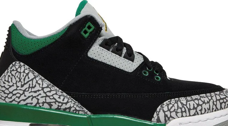 Air Jordan 3 Retro GS Pine Green, black