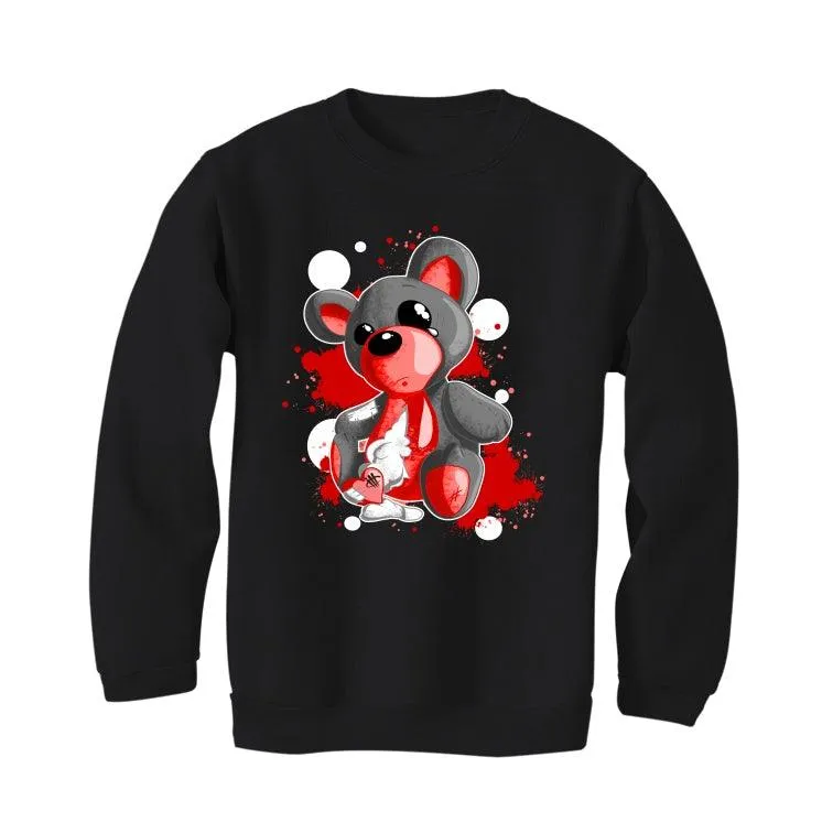 Air Jordan 4 “Red Thunder” Black T-Shirt (Broken Heart)