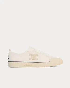 Alan Triomphe in Canvas Optic White Low Top Sneakers