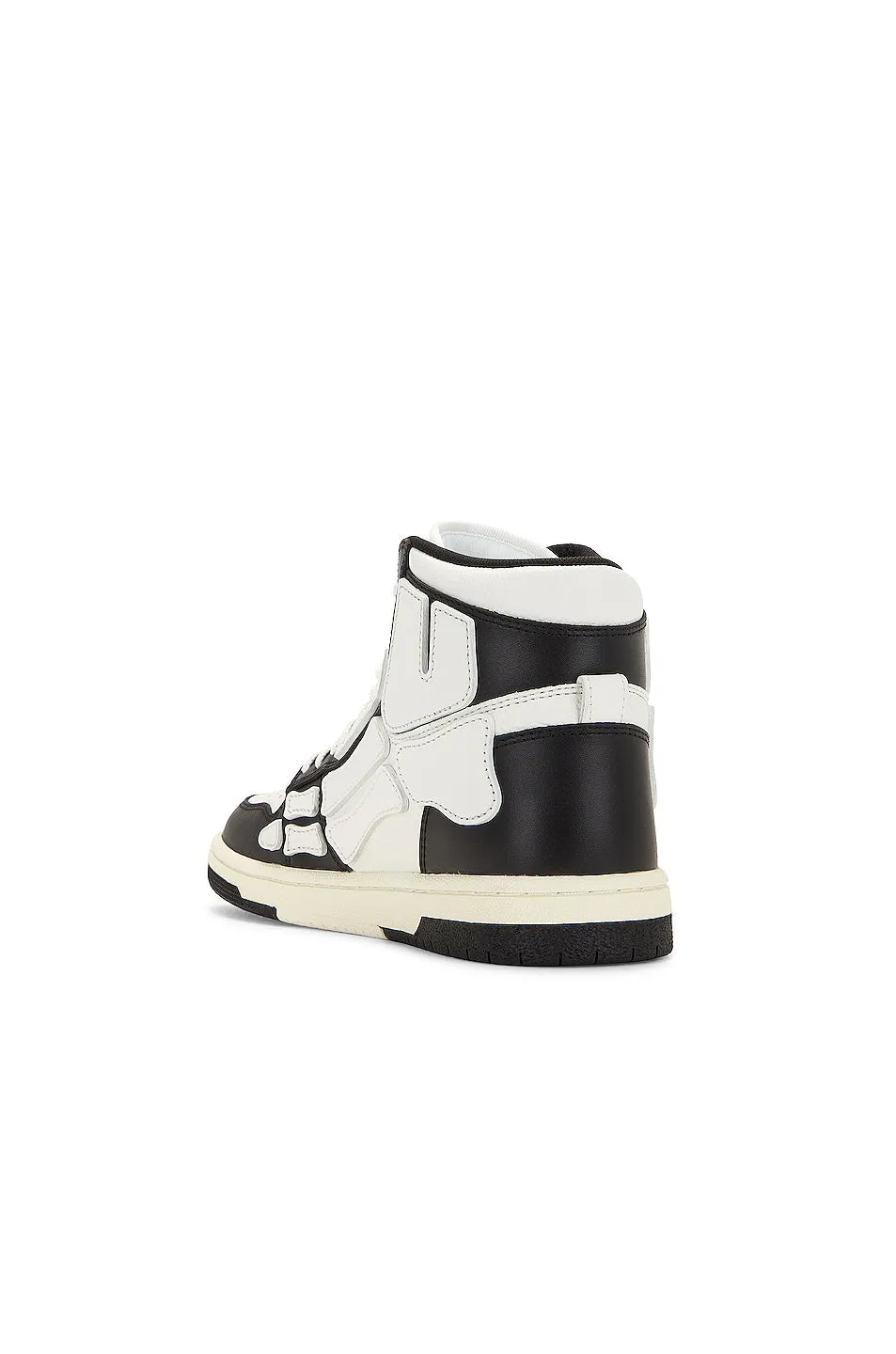 Amiri Skel Top Hi Sneakers, Black & White