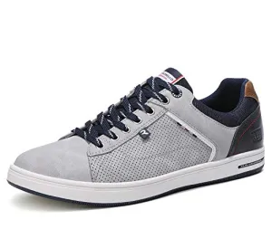 AX BOXING Mens Casual Shoes Fashion Sneakers Breathable Comfort Walking Shoes for Male(Aa Gray, Numeric_10_Point_5)
