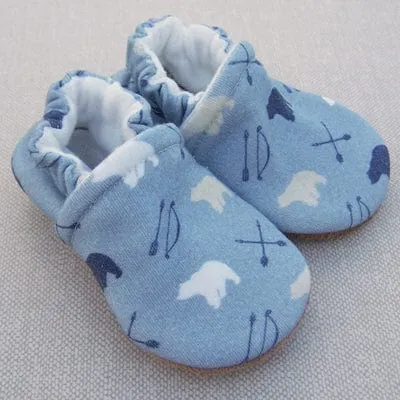 Bear and Arrow Organic Baby Slippers