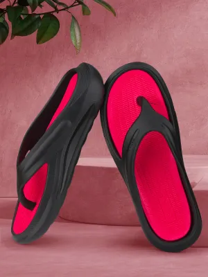 Bersache Extra Soft Classic Casual with  Regular wear with Ultra Soft & Flexibility Technology Flip Flop for Men's & Boy's (6176-Red)