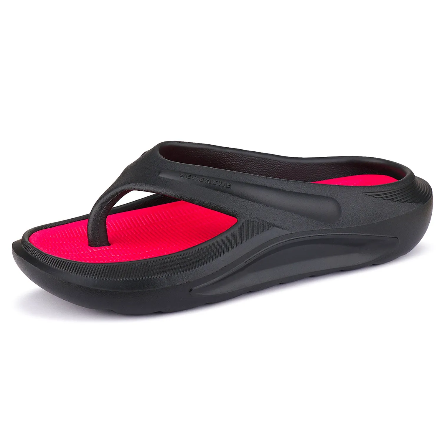 Bersache Extra Soft Classic Casual with  Regular wear with Ultra Soft & Flexibility Technology Flip Flop for Men's & Boy's (6176-Red)