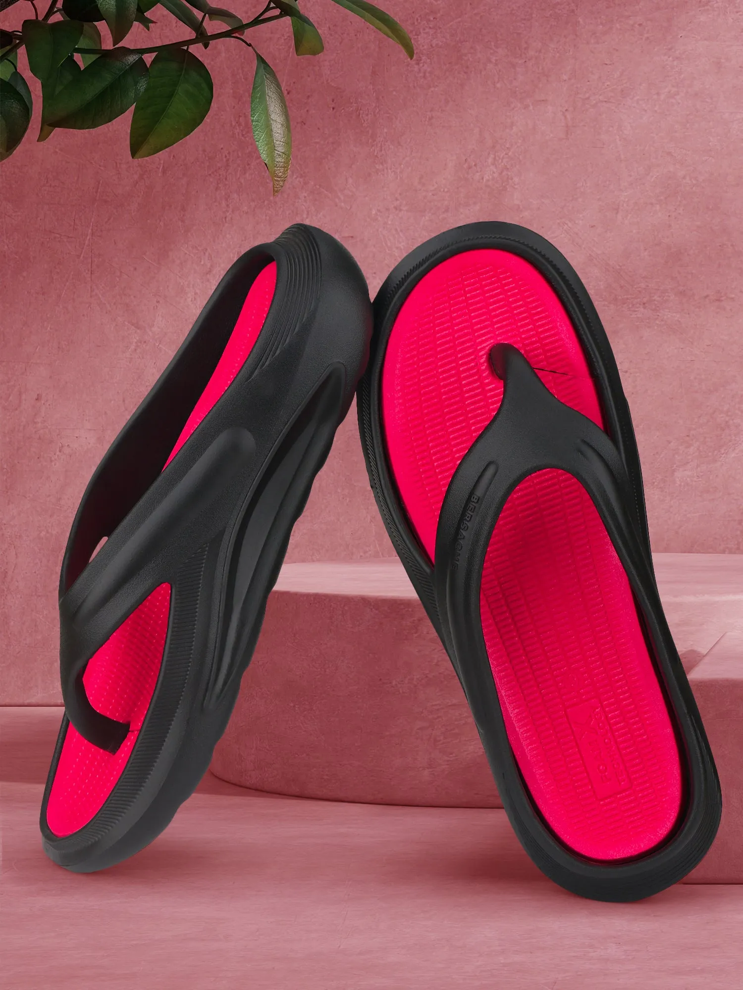 Bersache Extra Soft Classic Casual with  Regular wear with Ultra Soft & Flexibility Technology Flip Flop for Men's & Boy's (6176-Red)