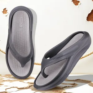 Bersache Extra Soft Classic Casual with  Regular wear with Ultra Soft & Flexibility Technology Flip Flop for Men's & Boy's (6178-Grey)