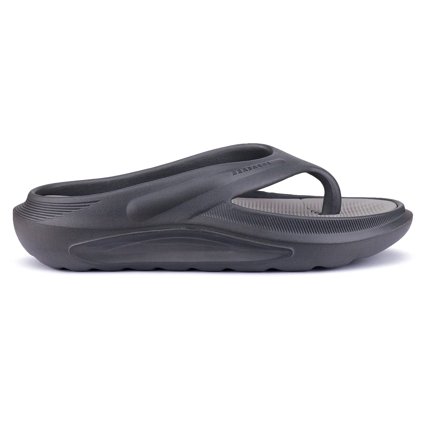 Bersache Extra Soft Classic Casual with  Regular wear with Ultra Soft & Flexibility Technology Flip Flop for Men's & Boy's (6178-Grey)