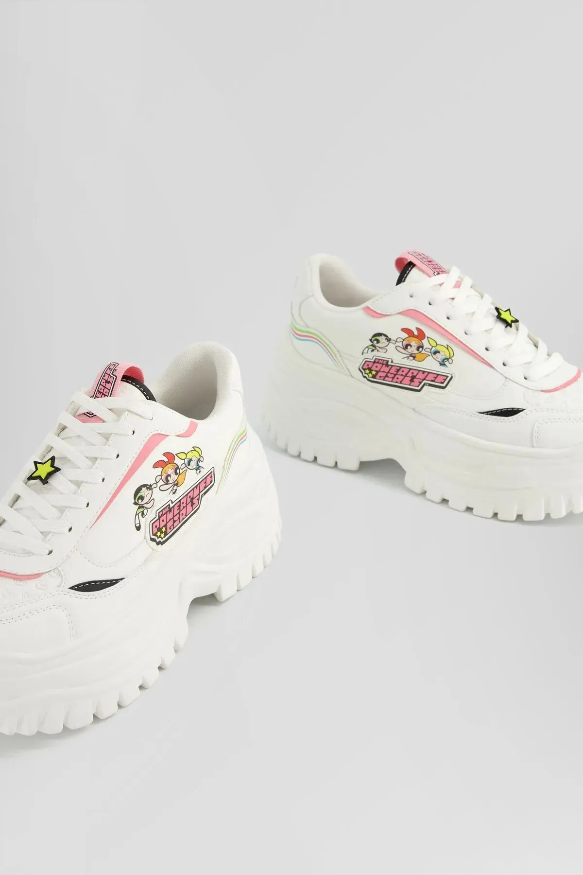 Bershka Women's Thick-Soled Sneakers