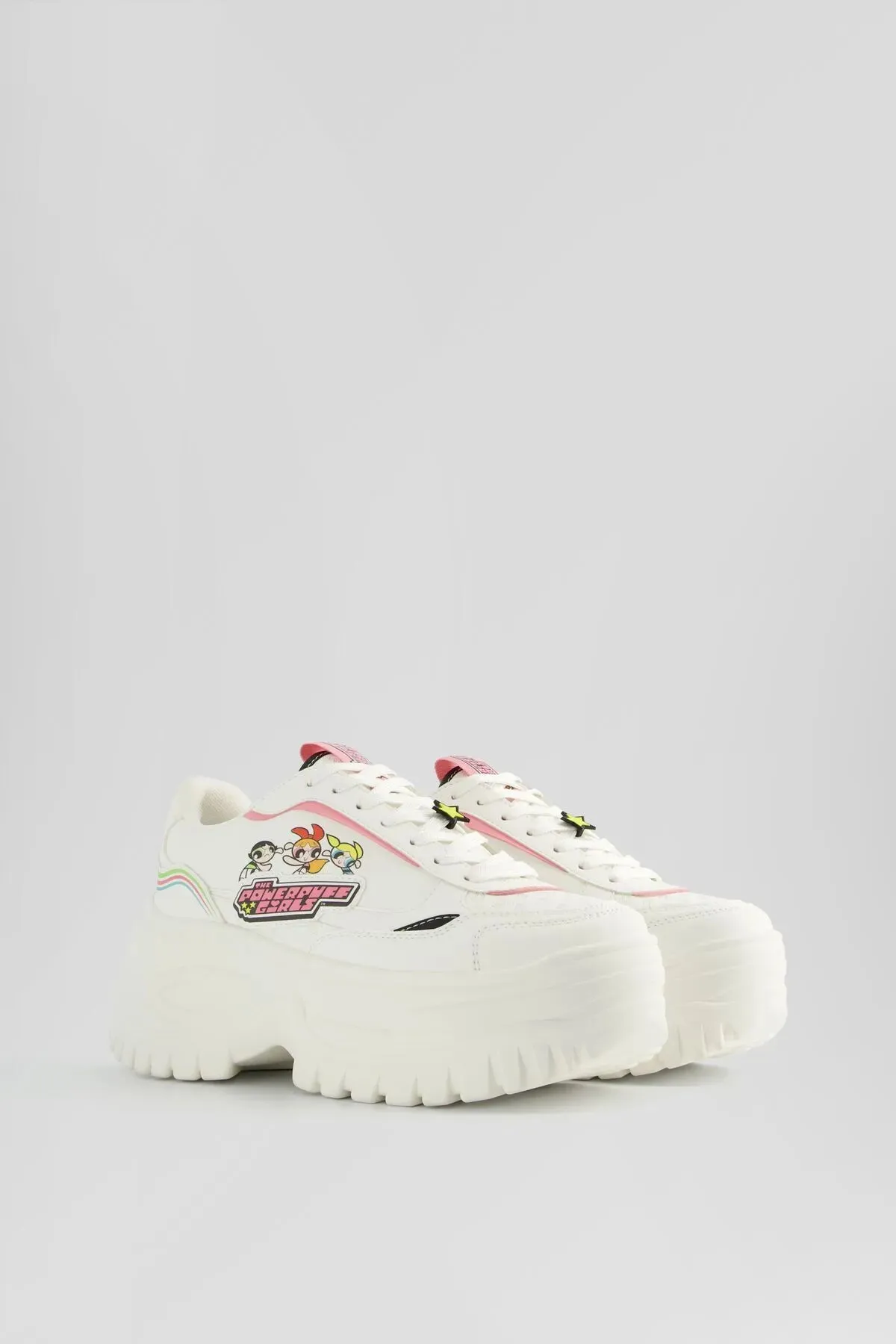 Bershka Women's Thick-Soled Sneakers