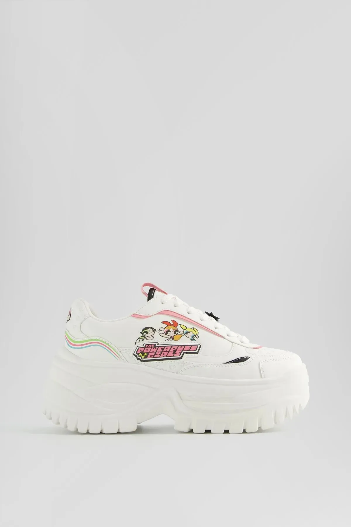 Bershka Women's Thick-Soled Sneakers