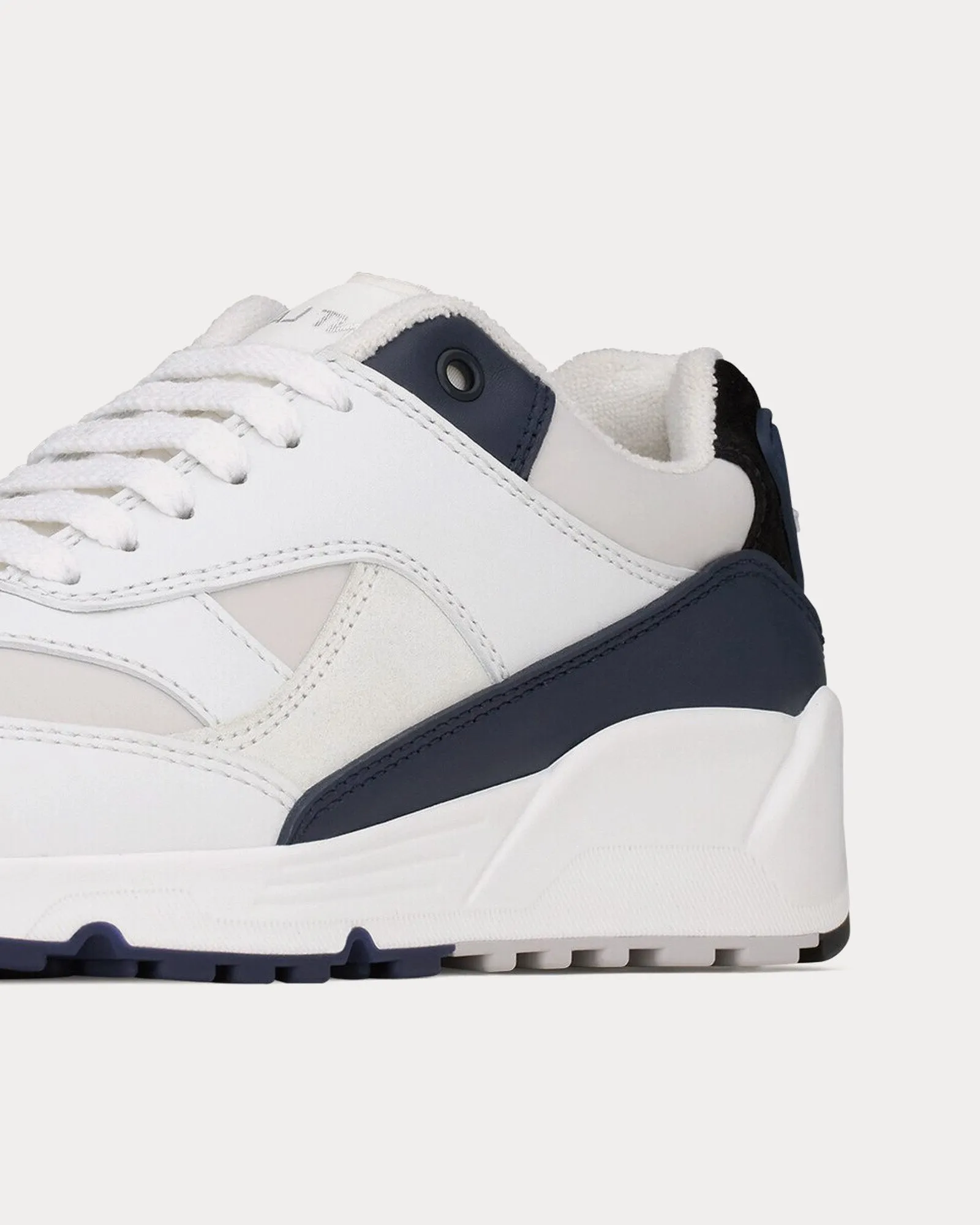 Bump Smooth Leather White / North Sea Low Top Sneakers