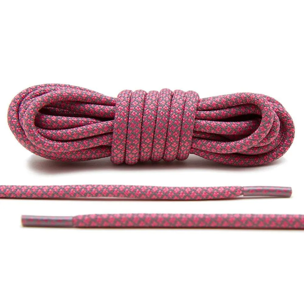 Candy Pink | Round Reflective Laces