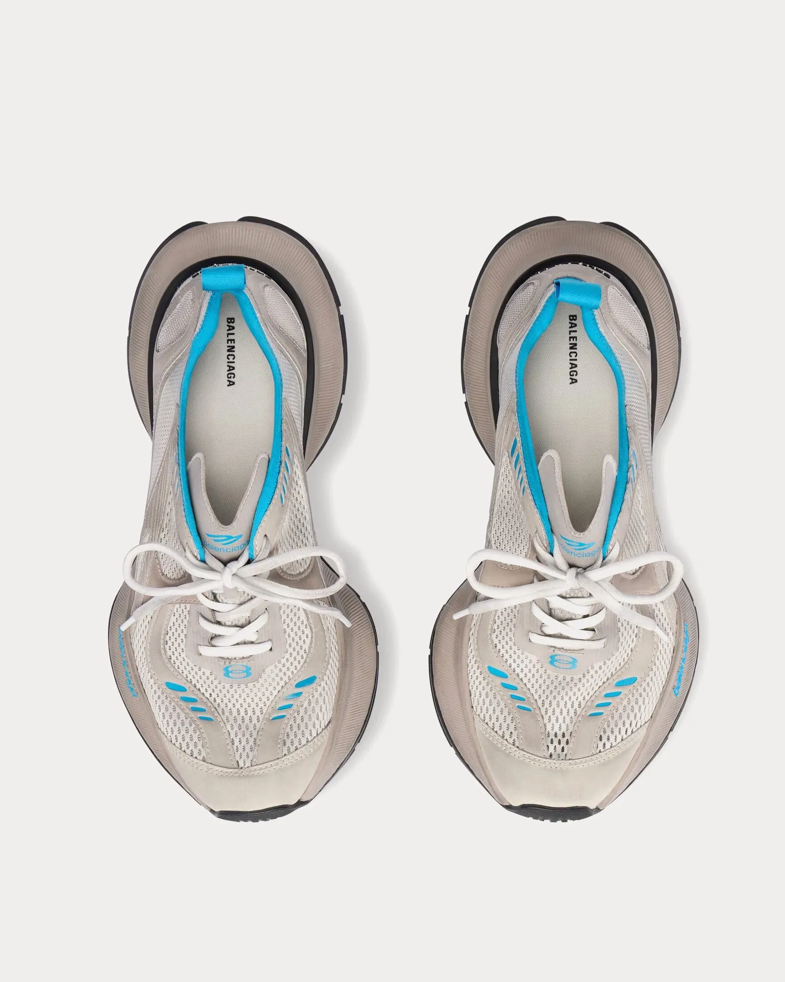 Circuit Beige / Blue Low Top Sneakers