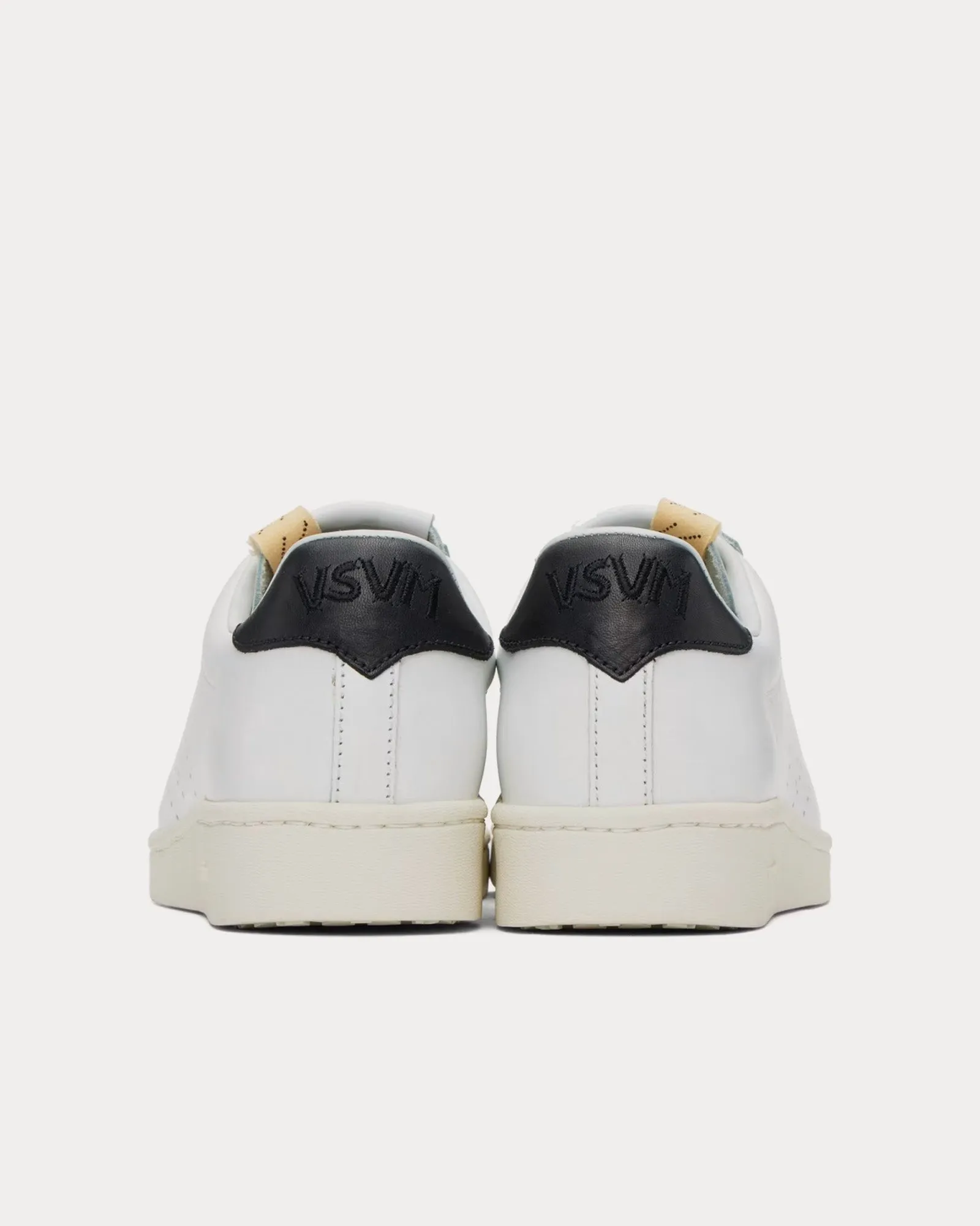 Corda Folk White / Black Low Top Sneakers