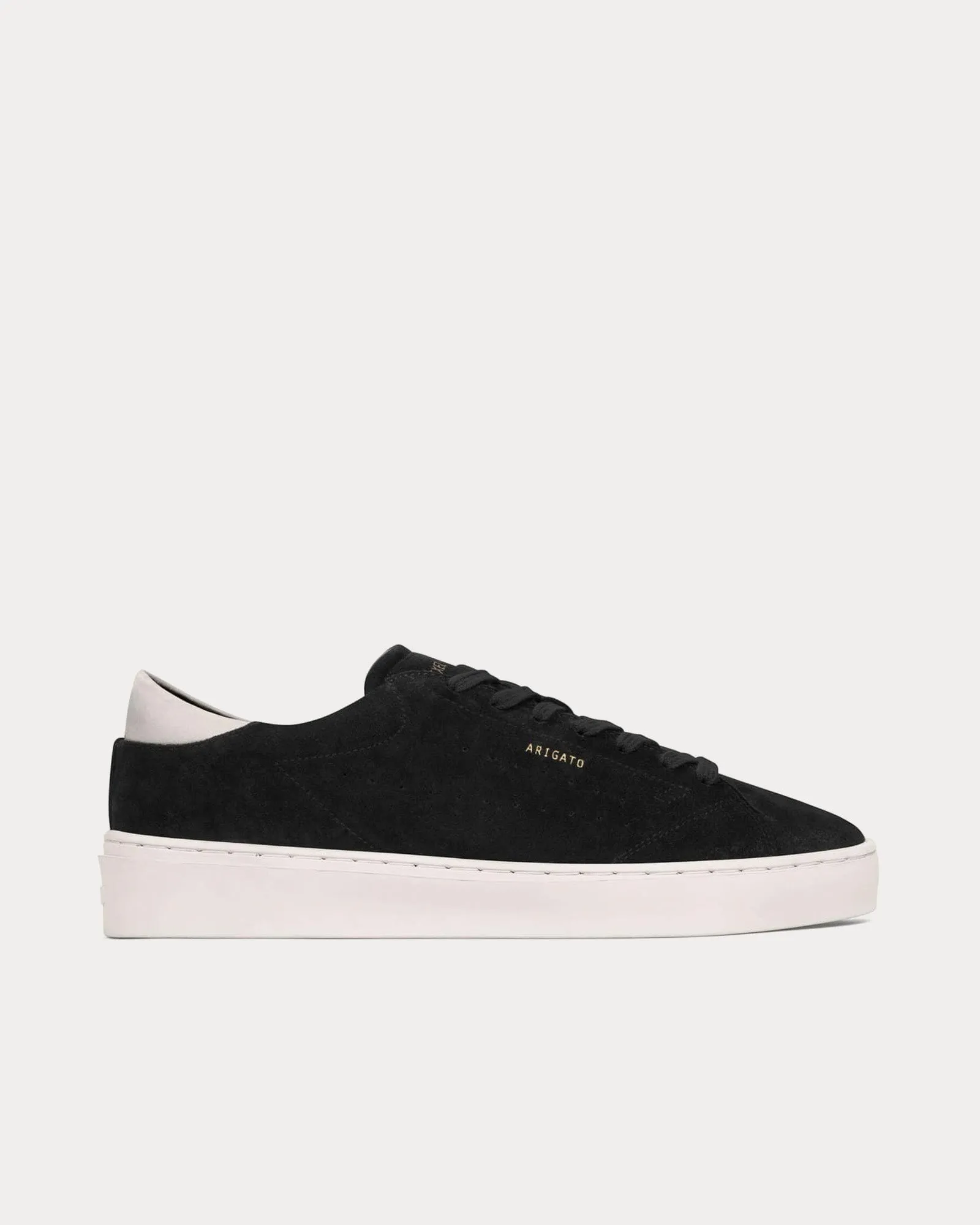Court Suede Black / Off White Low Top Sneakers