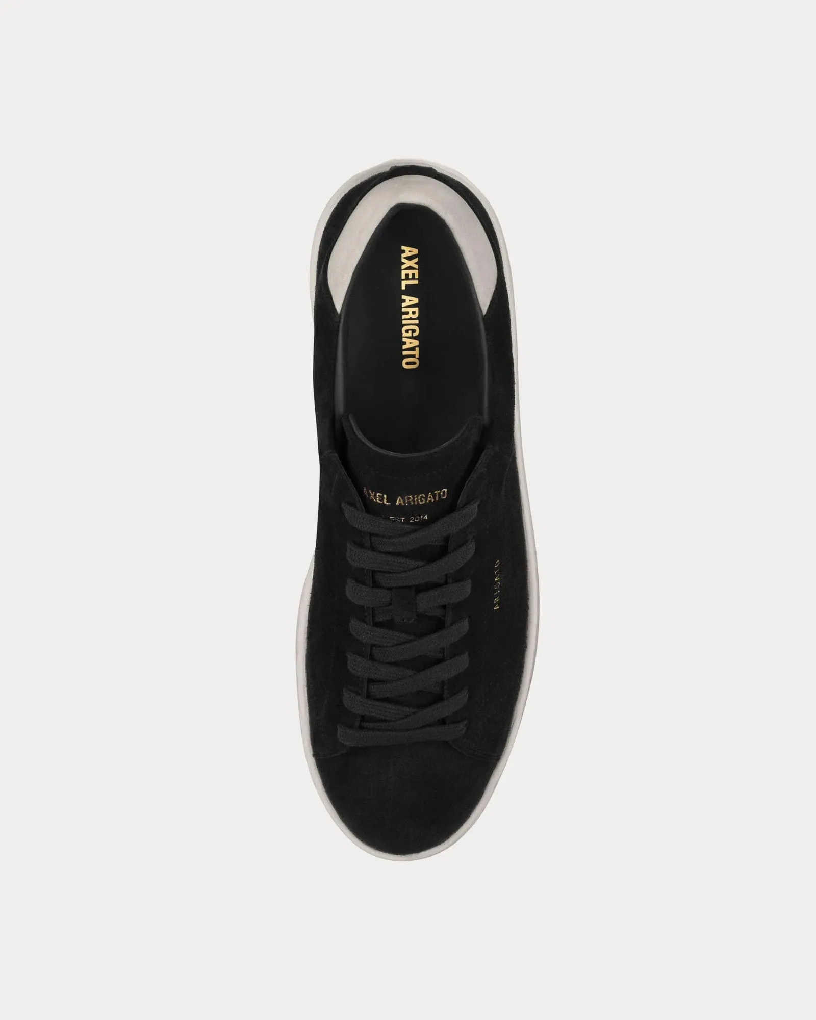 Court Suede Black / Off White Low Top Sneakers