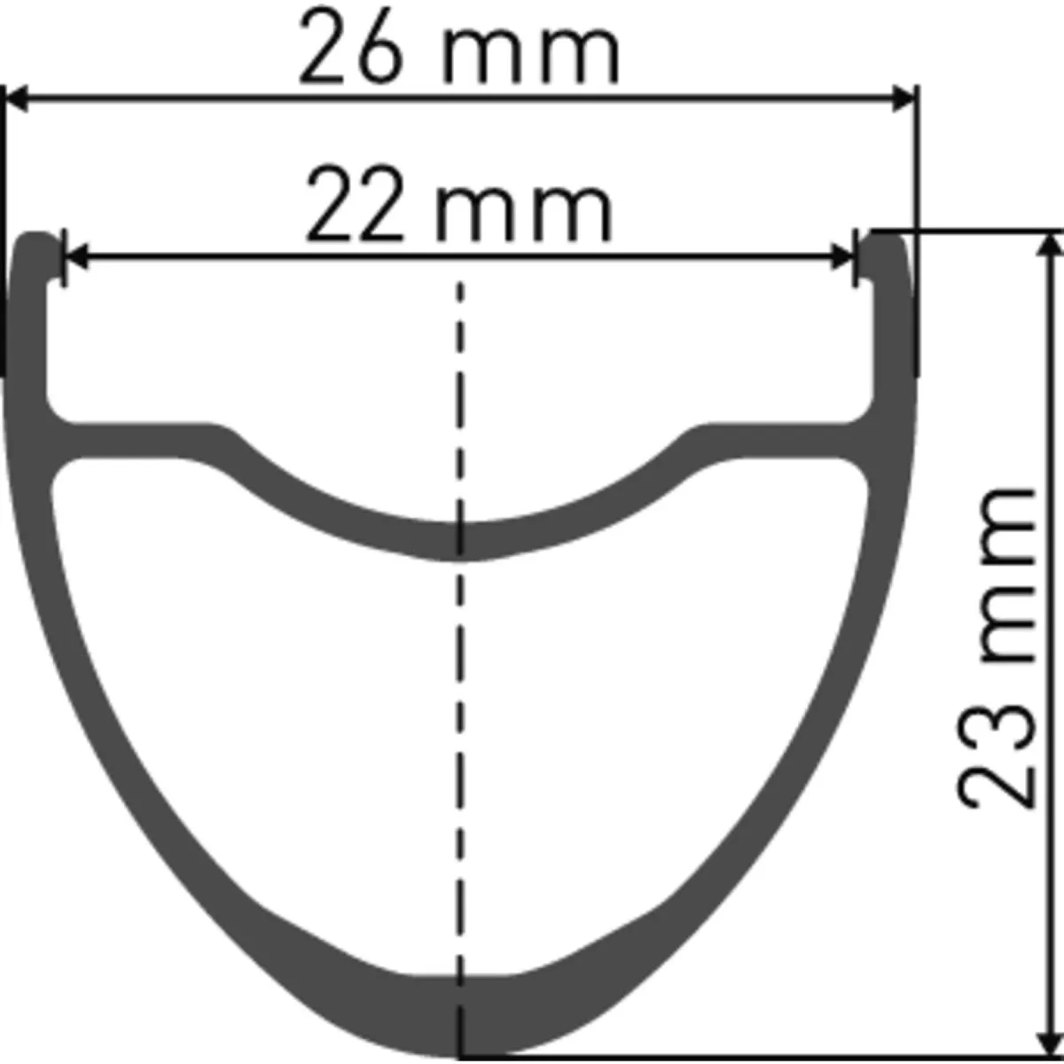 DT Swiss E 1800 SPLINE disc brake wheel, clincher 23 x 22 mm, front