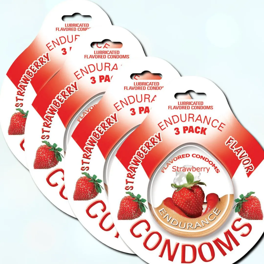 Endurance Strawberry-Flavored Condoms