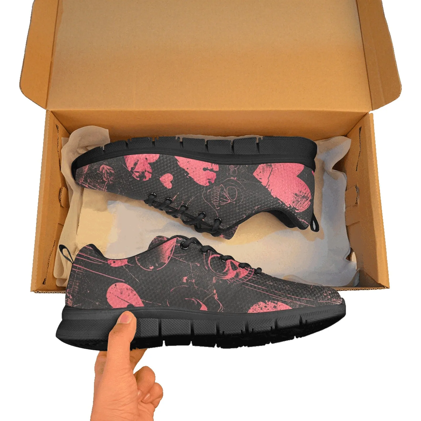 Faded Gothic Breathable Sneakers