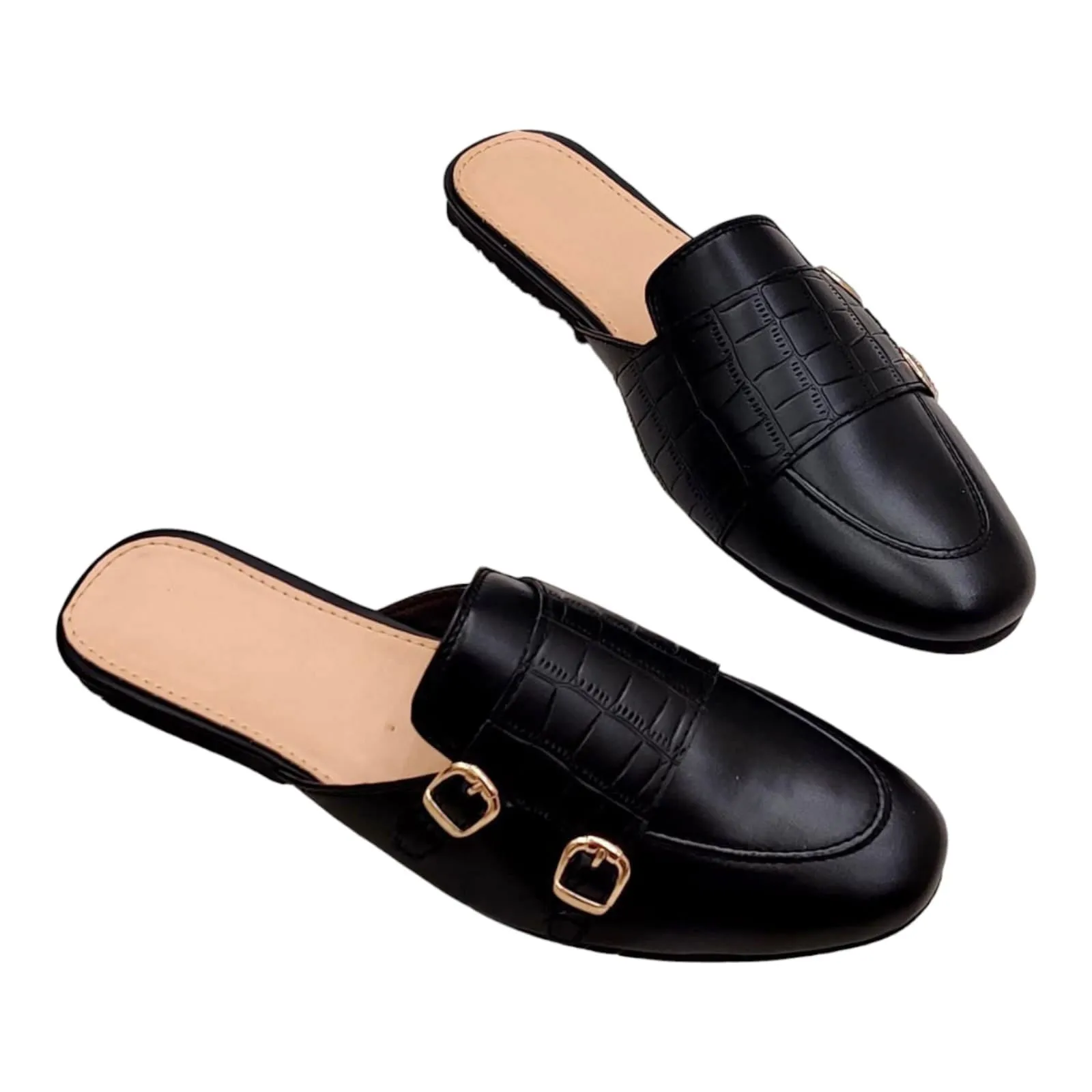 Fashion Monk Strap Mules For Men