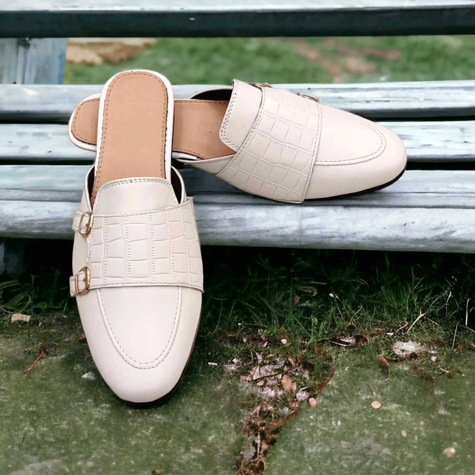 Fashion Monk Strap Mules For Men