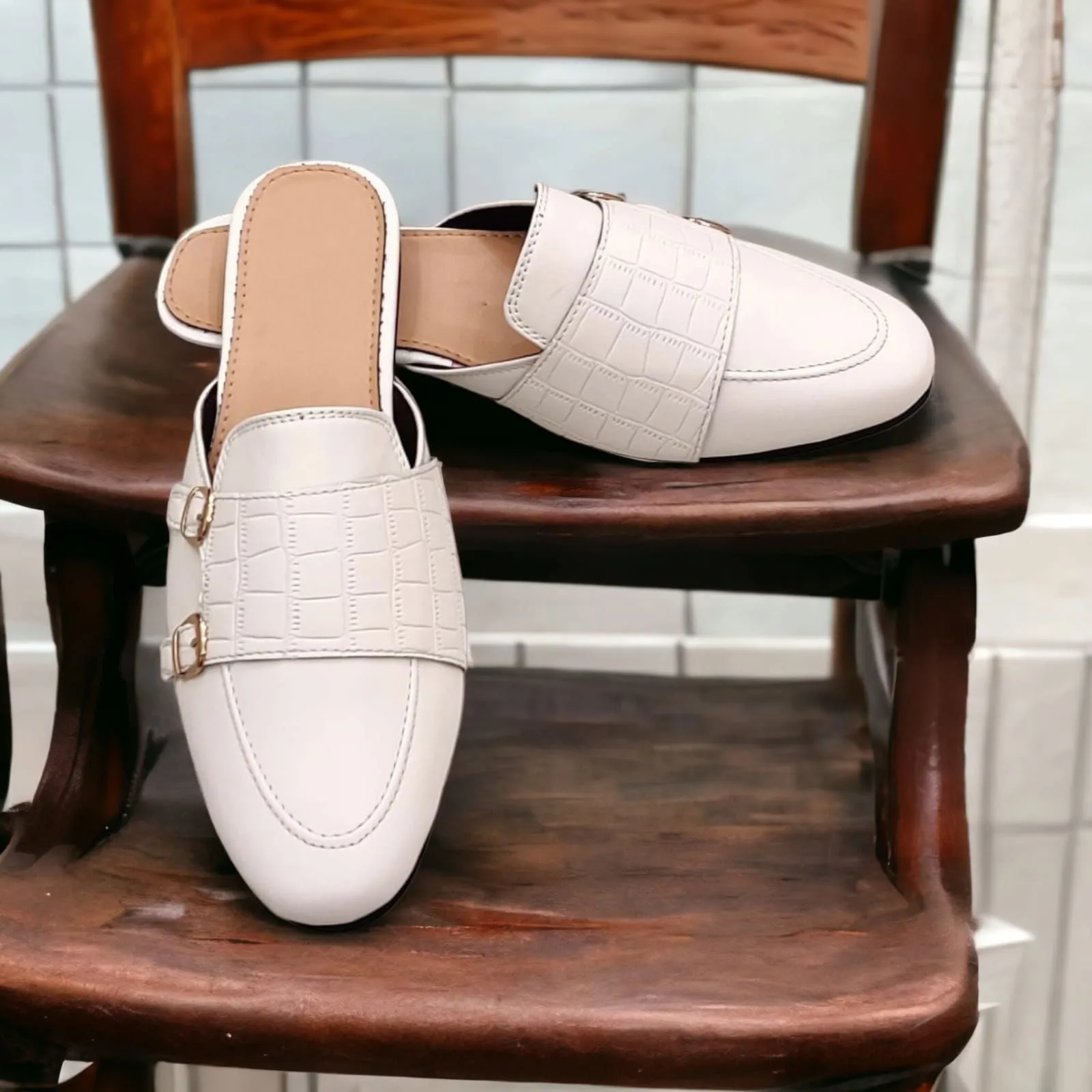 Fashion Monk Strap Mules For Men