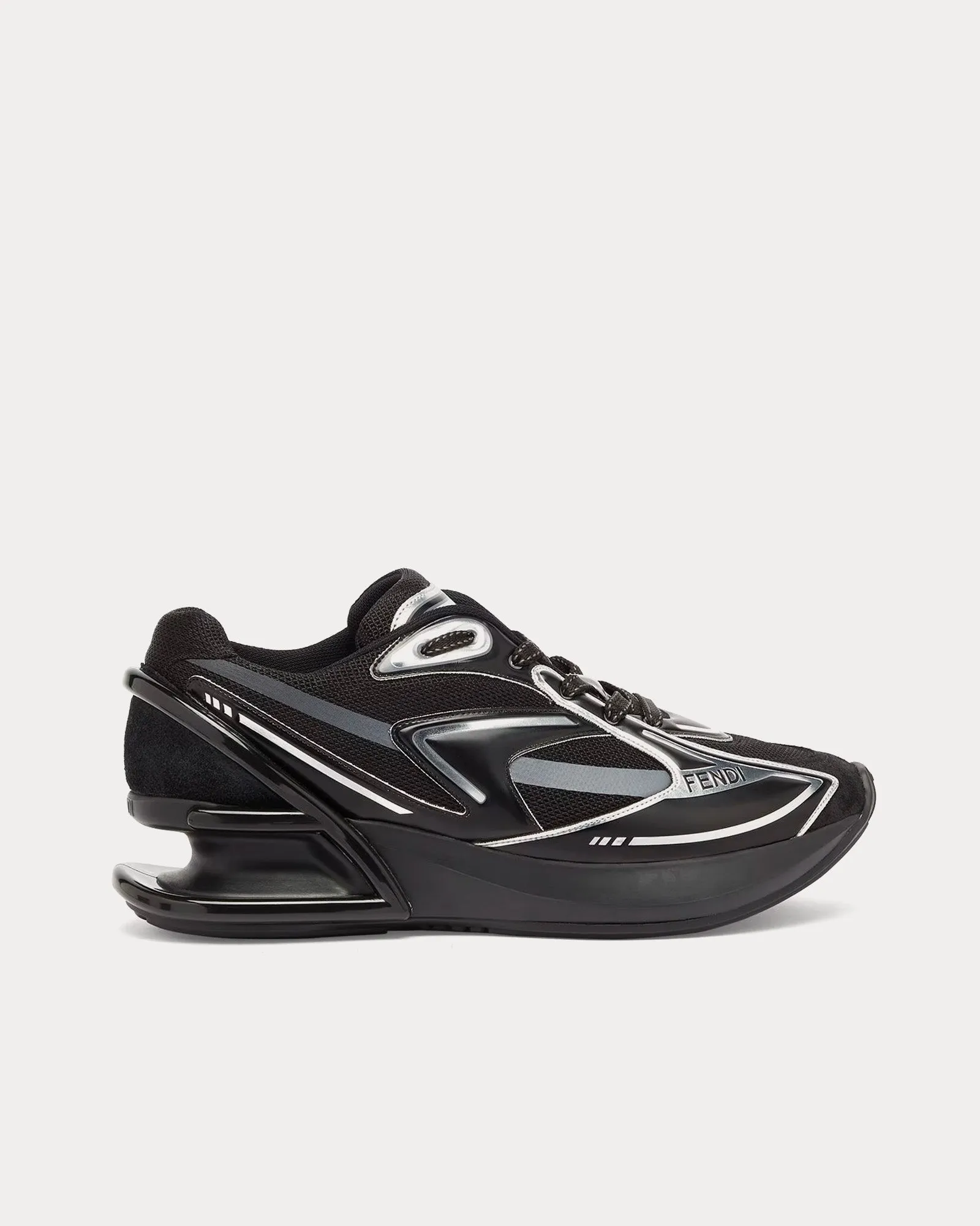 First 1 Fabric Black Low Top Sneakers