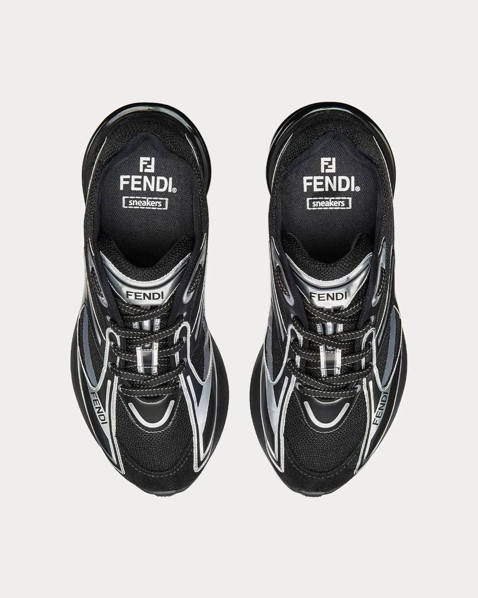 First 1 Fabric Black Low Top Sneakers