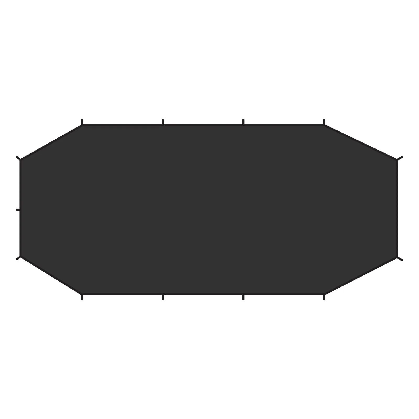 Fjällräven Endurance 4 footprint Black | Buy Fjällräven Endurance 4 footprint Black here | Outnorth
