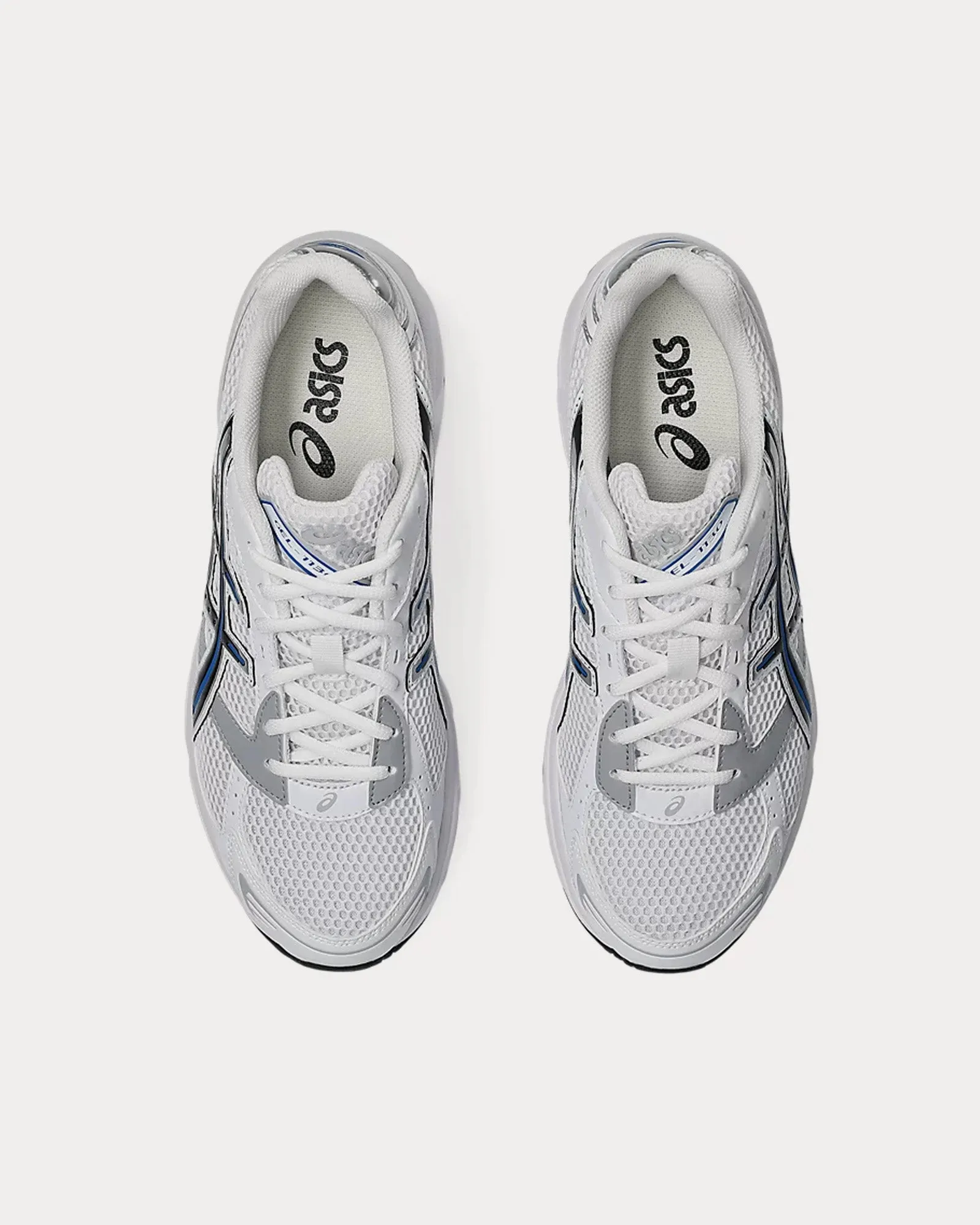 Gel-1130 White / Tuna Blue Low Top Sneakers