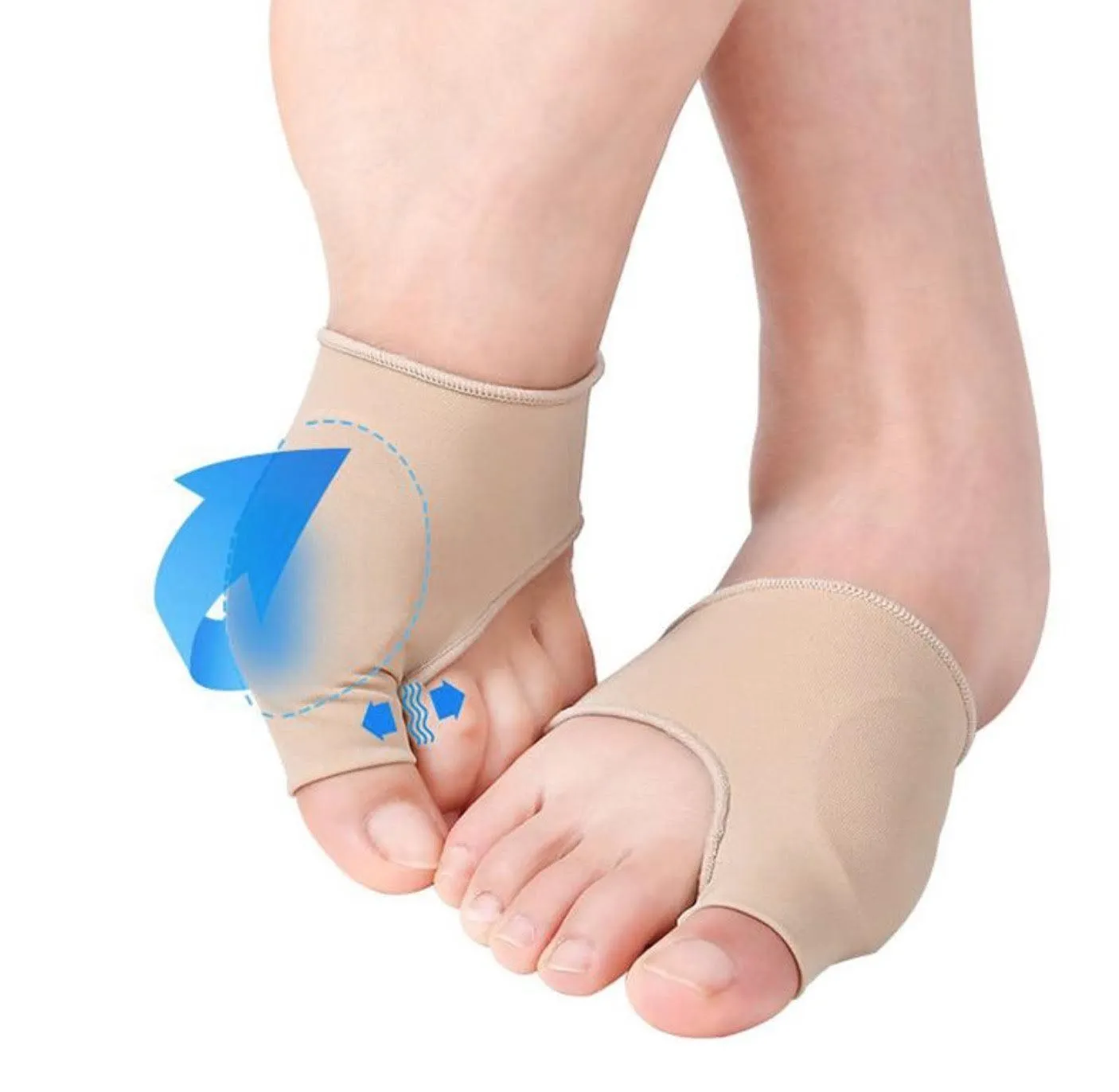 Gel Bunion Cushion Pads for Pain Relief! - Can Be Worn With Shoes