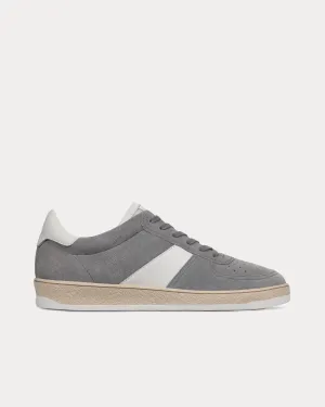 Geode Suede Grey / White Low Top Sneakers