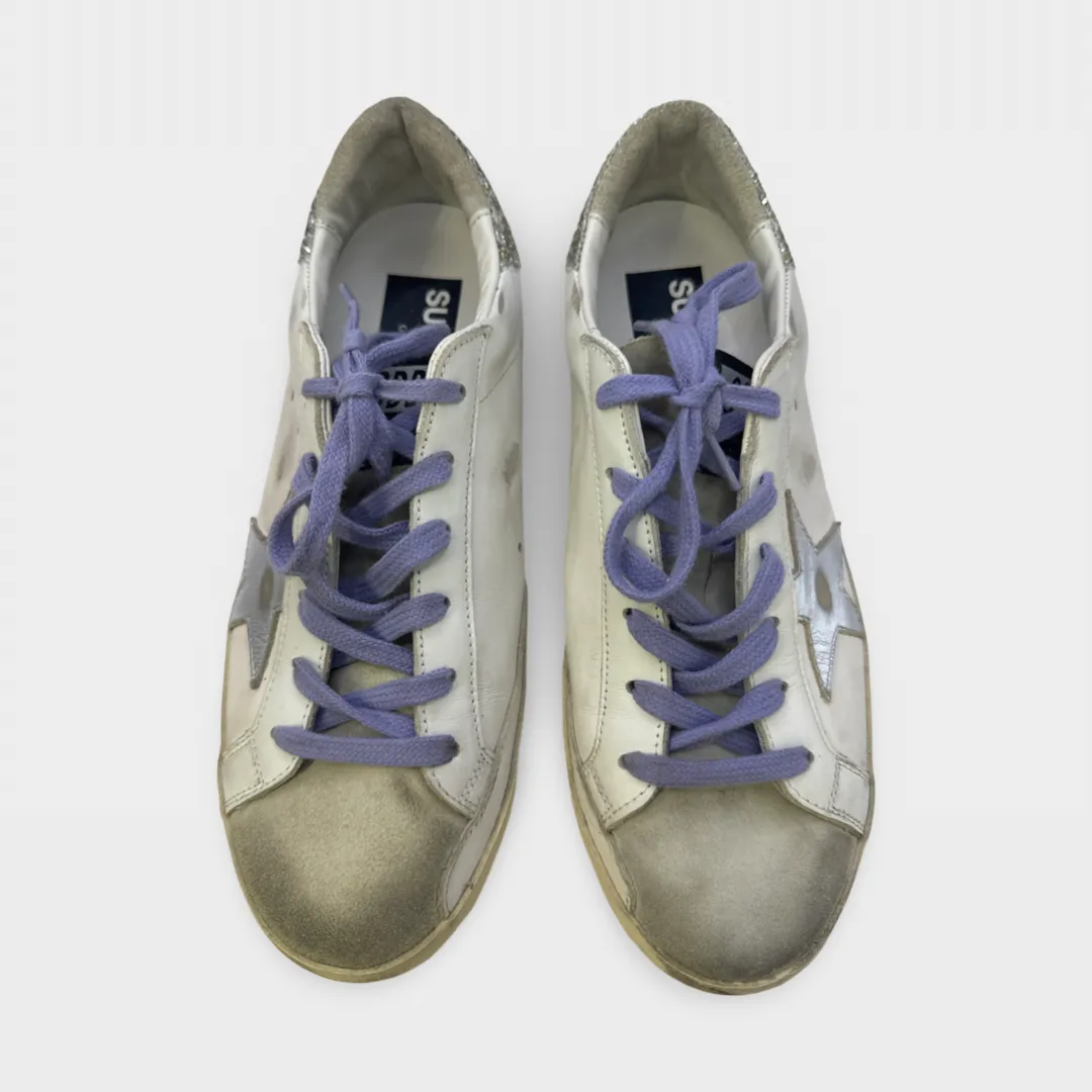 Golden Goose Women's Superstar 'White Ice' trainers