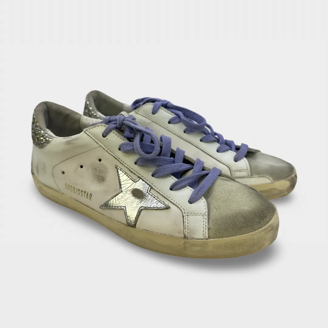 Golden Goose Women's Superstar 'White Ice' trainers