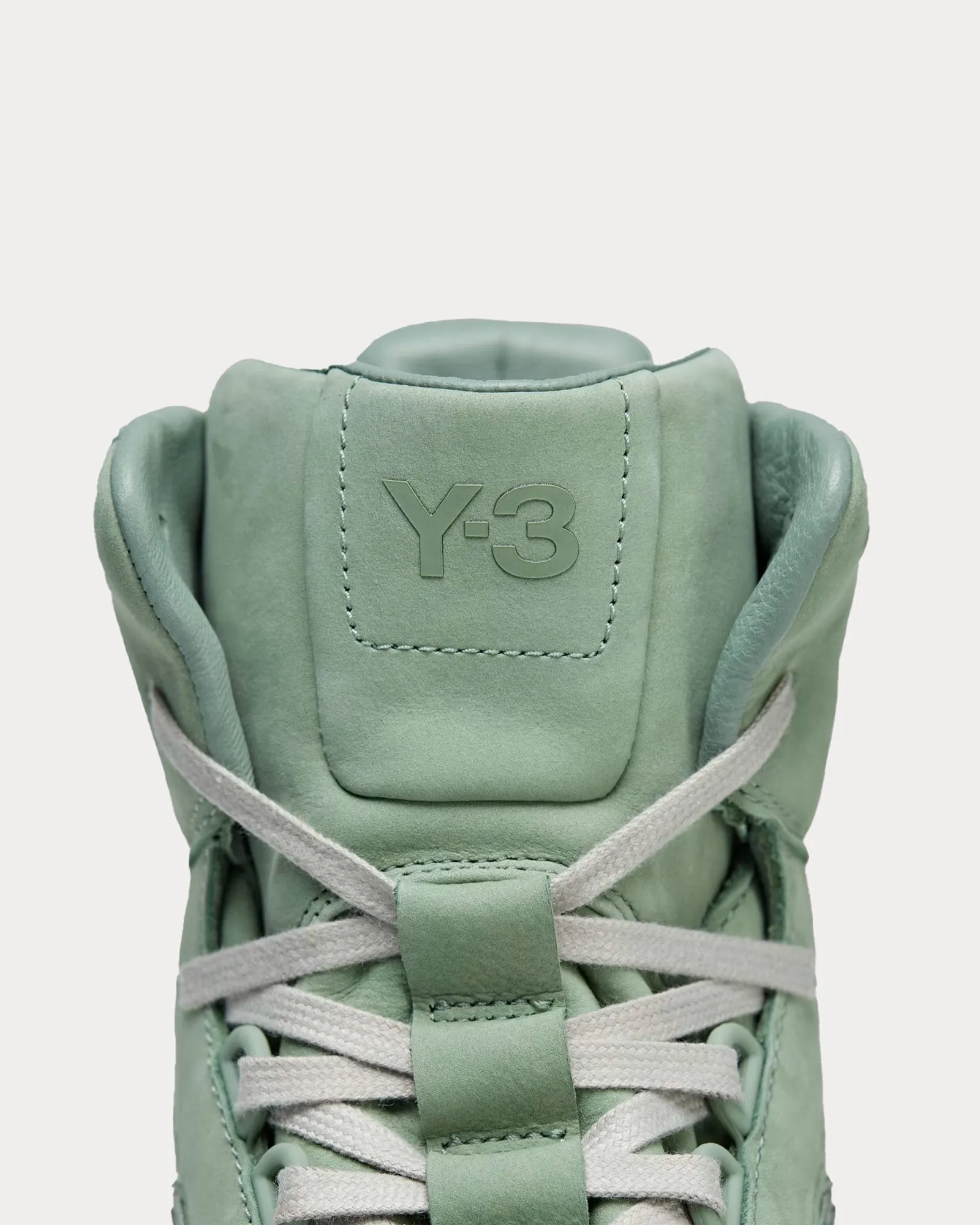 GSG9 Silver Green / Light Brown / Off White High Top Sneakers