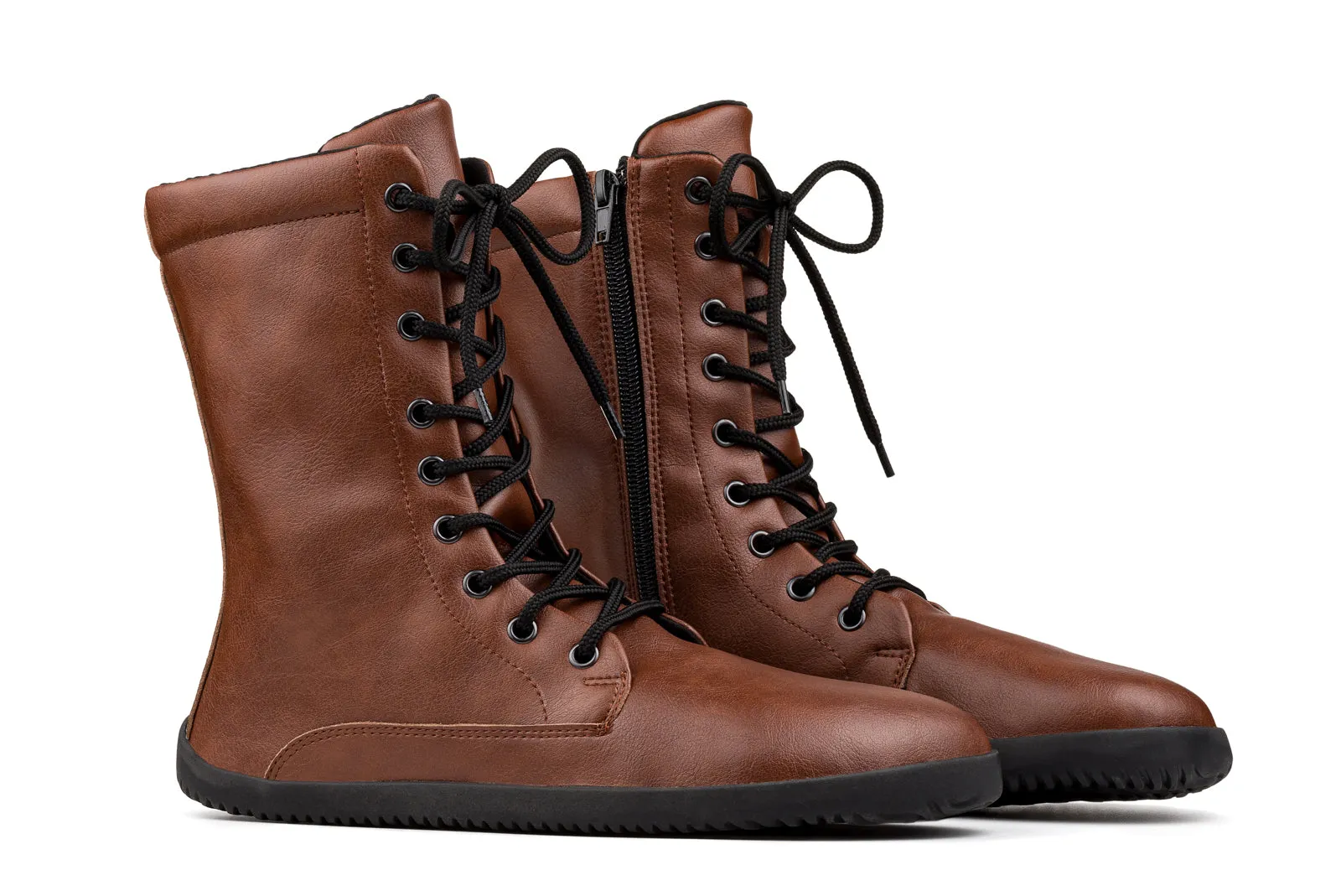 Jaya Comfort Women’s Zip-up Boots – Brown