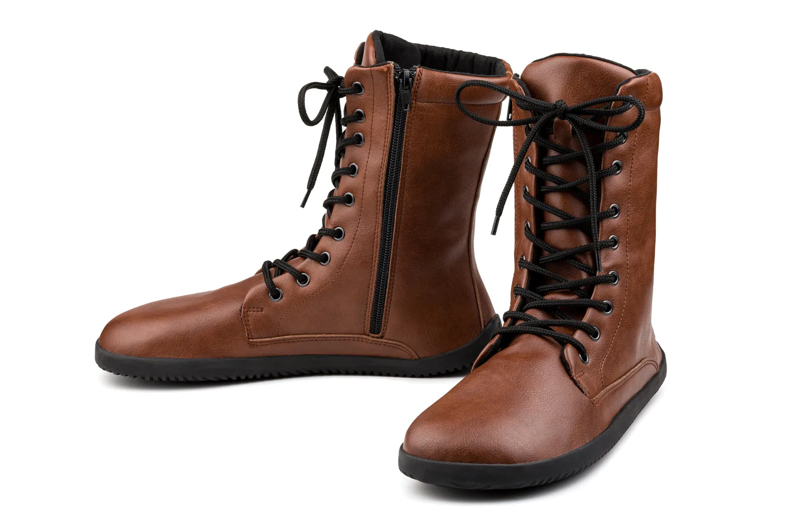 Jaya Comfort Women’s Zip-up Boots – Brown