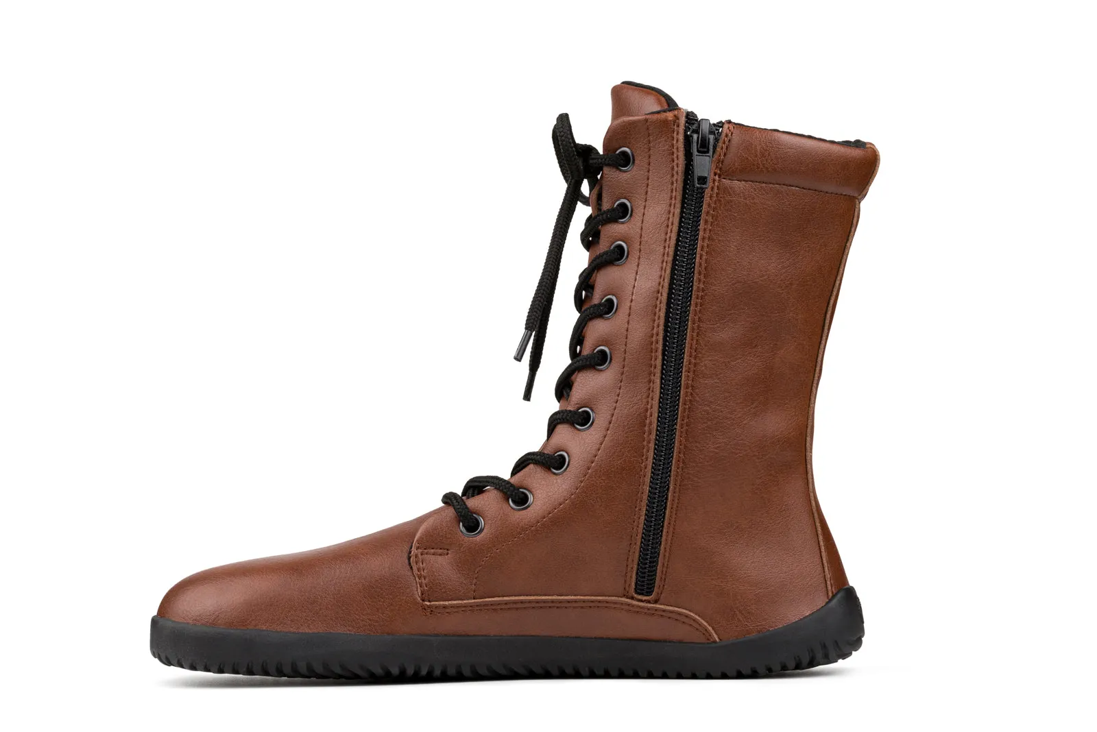 Jaya Comfort Women’s Zip-up Boots – Brown