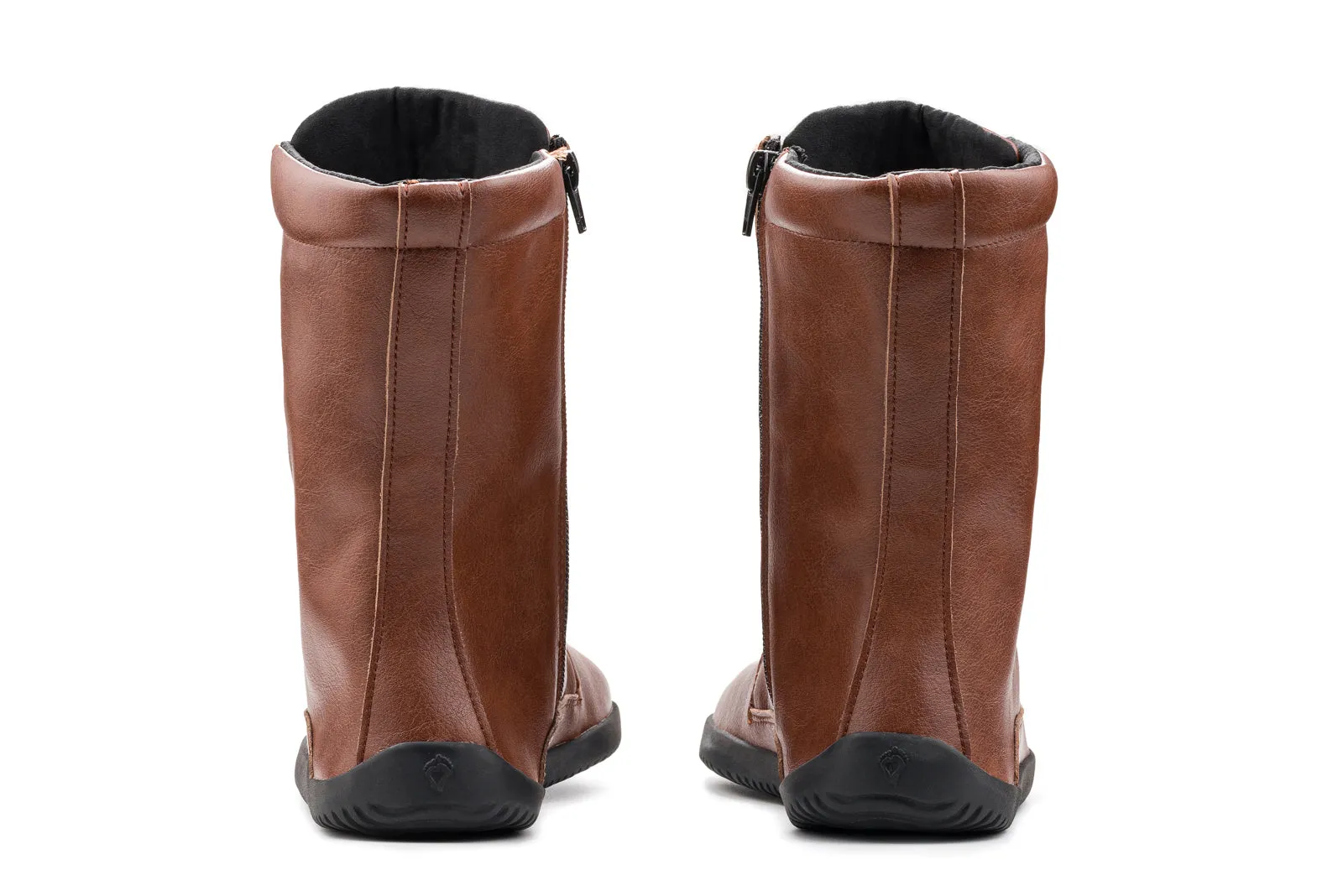 Jaya Comfort Women’s Zip-up Boots – Brown