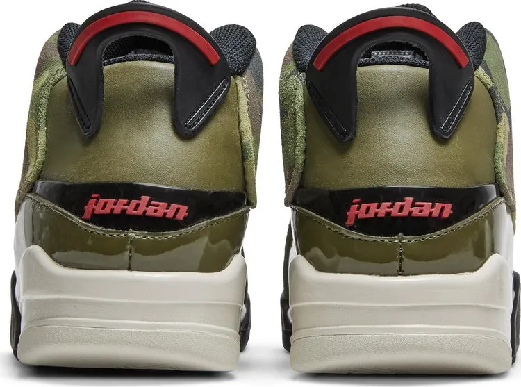 Jordan Dub Zero GS Olive Camo, green