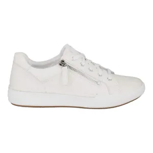 Josef Seibel Women's Claire 03 Lace & Zip Sneakers- White