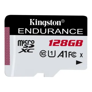 Kingston High Endurance - Flash Memory Card - 128 Gb - A1 / Uhs-I U1 / Class10 - Microsdxc Uhs-I