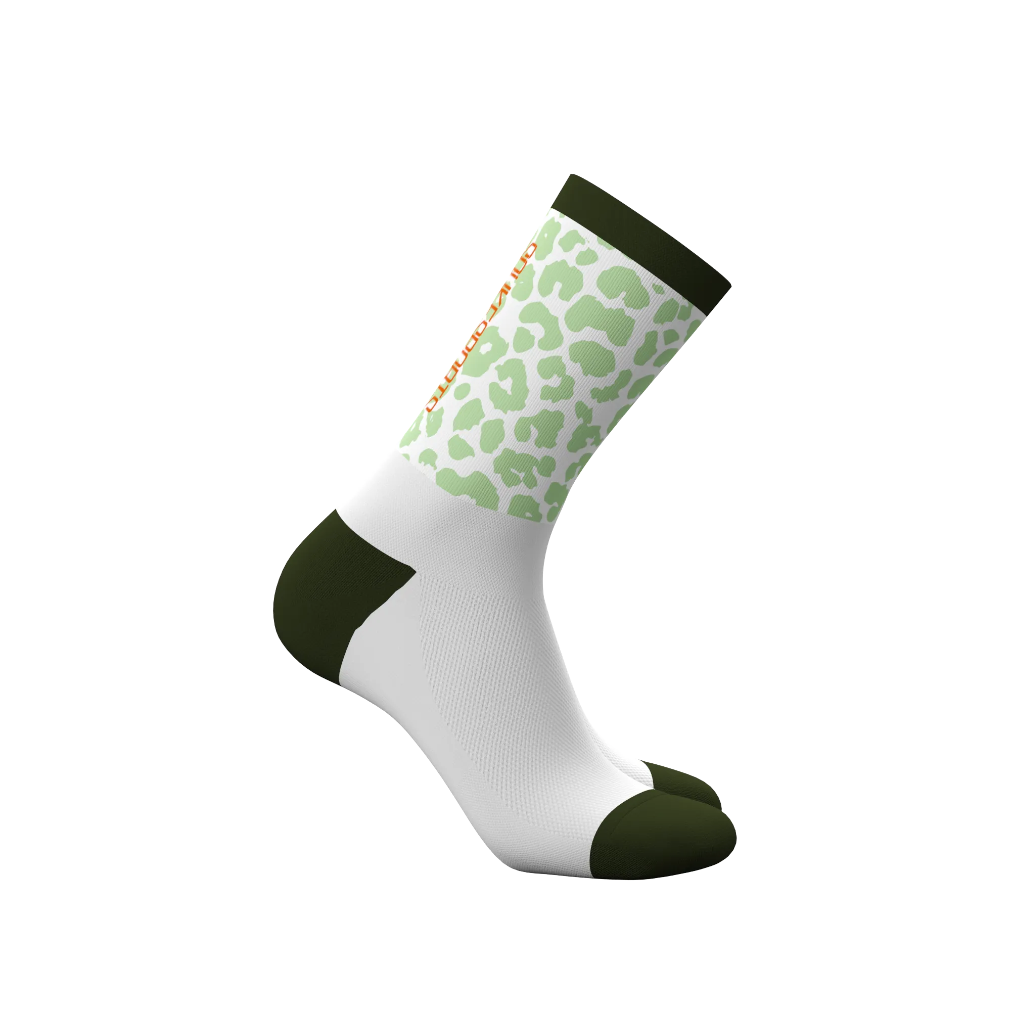 Men's Women's Cycling Socks Heat Absorption PS06-Green