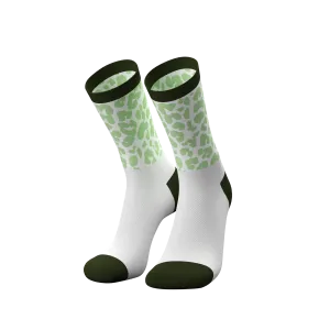 Men's Women's Cycling Socks Heat Absorption PS06-Green