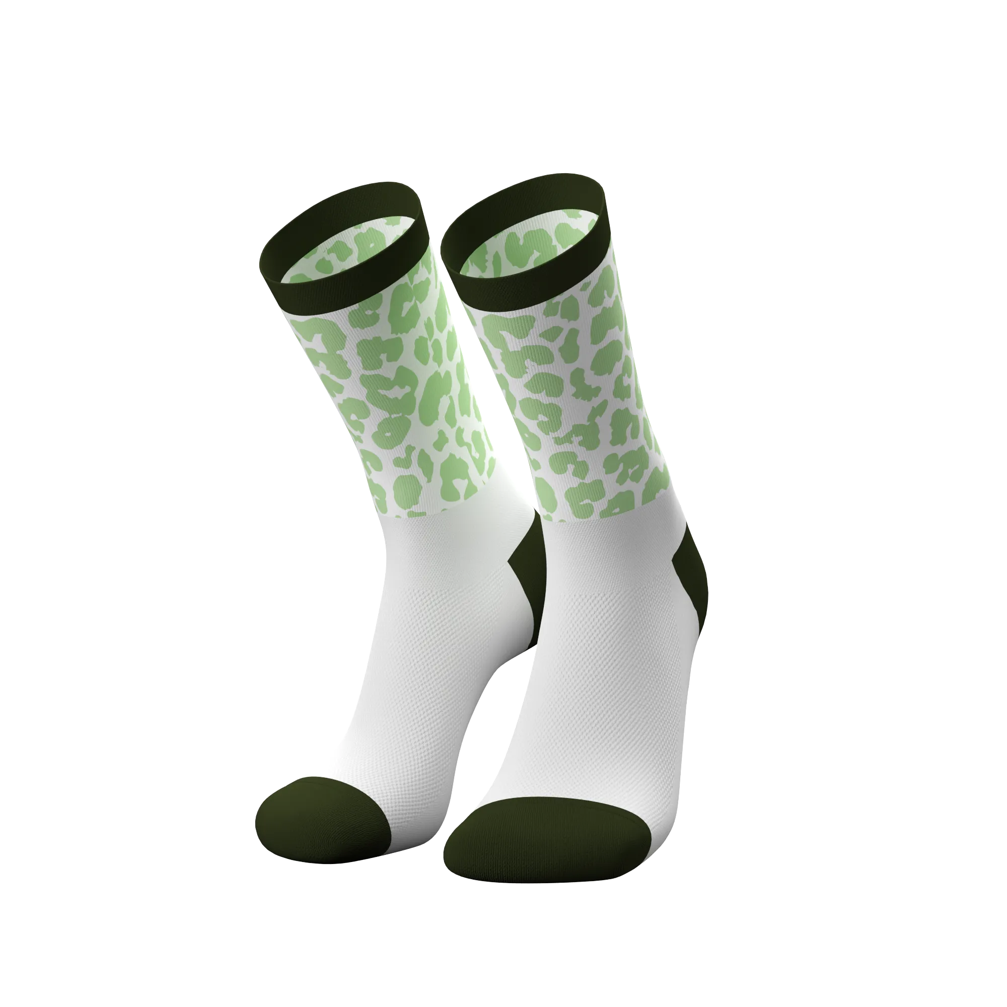 Men's Women's Cycling Socks Heat Absorption PS06-Green