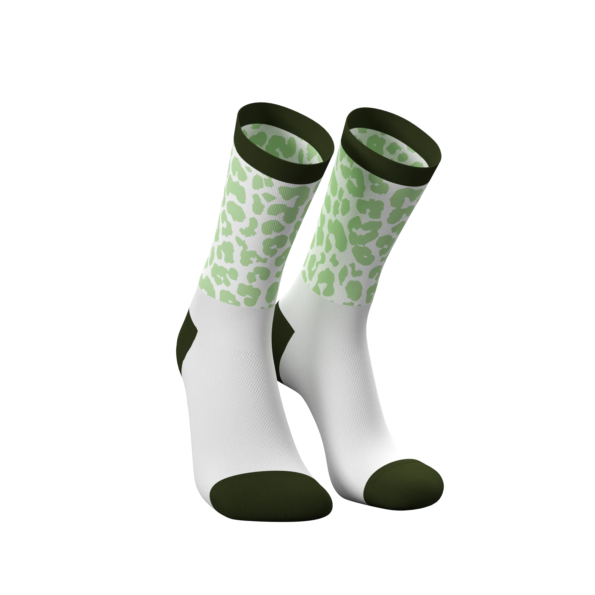 Men's Women's Cycling Socks Heat Absorption PS06-Green
